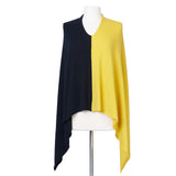 Color Block Poncho