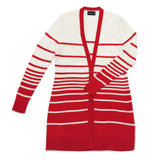 GRADUATED STRIPE CARDIGAN