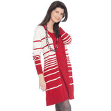 GRADUATED STRIPE CARDIGAN
