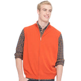 TWO TONE DOUBLE ZIP VEST
