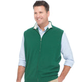 TWO TONE DOUBLE ZIP VEST