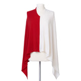 Color Block Poncho