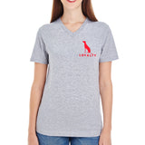 WOMEN'S V-NECK LOYALTY T-SHIRT