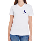 WOMEN'S V-NECK LOYALTY T-SHIRT