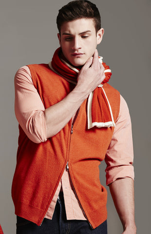 RIBBED TIPPED SCARF