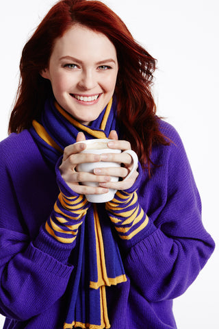 RIBBED TIPPED SCARF