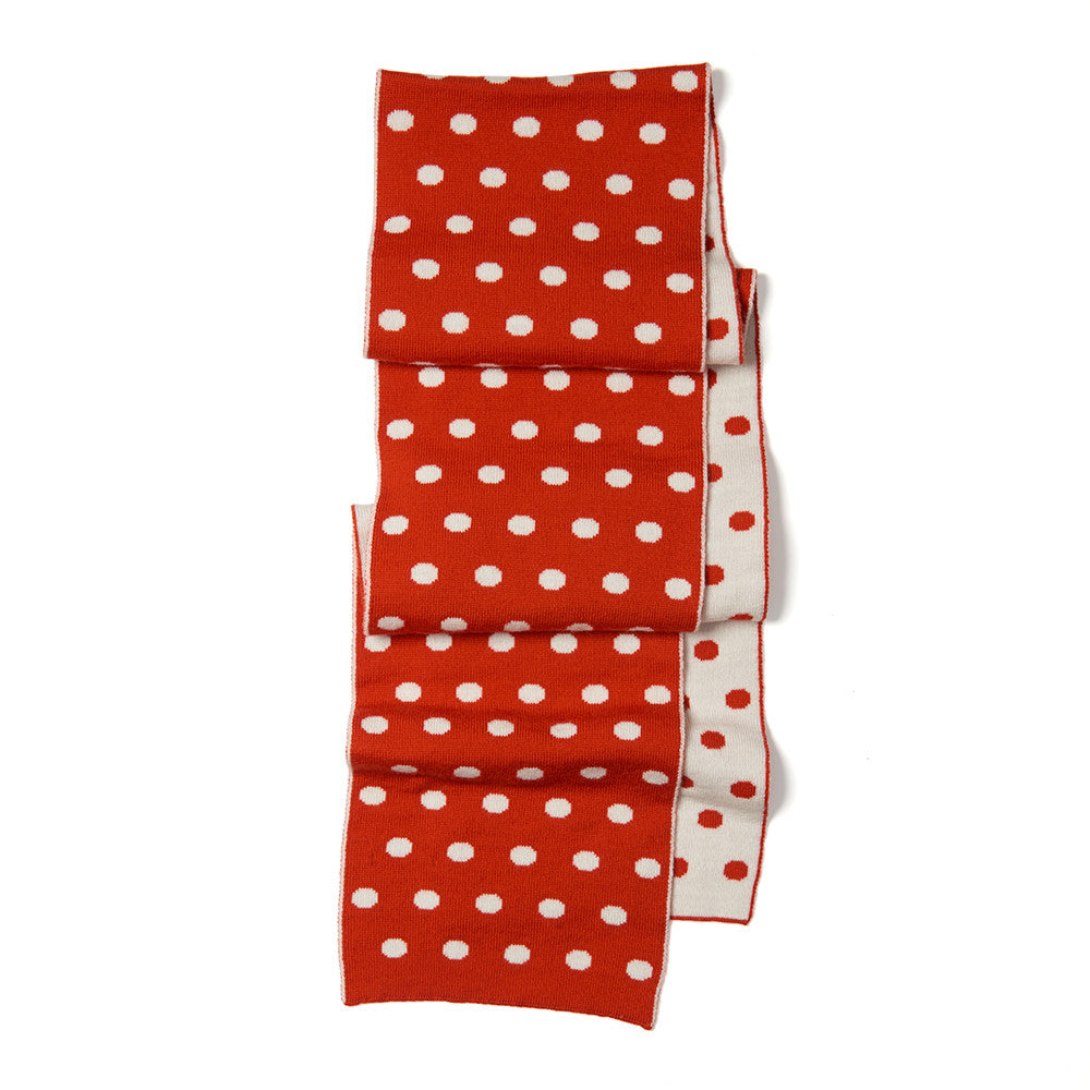 Doubleface Polka Dot Scarf – Slater Zorn