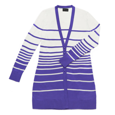 GRADUATED STRIPE CARDIGAN