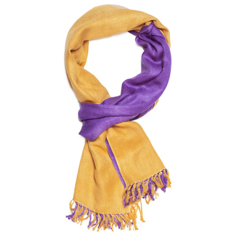 OMBRE TWO SHADED COLOR SCARF