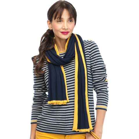 RIBBED TIPPED SCARF