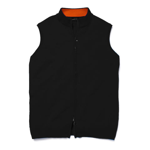 TWO TONE DOUBLE ZIP VEST